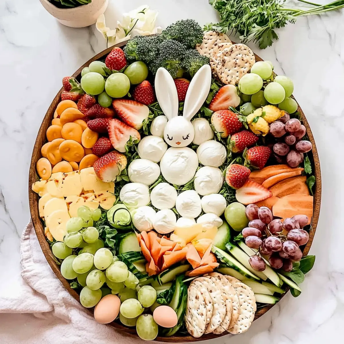 Easter Bunny Charcuterie Board