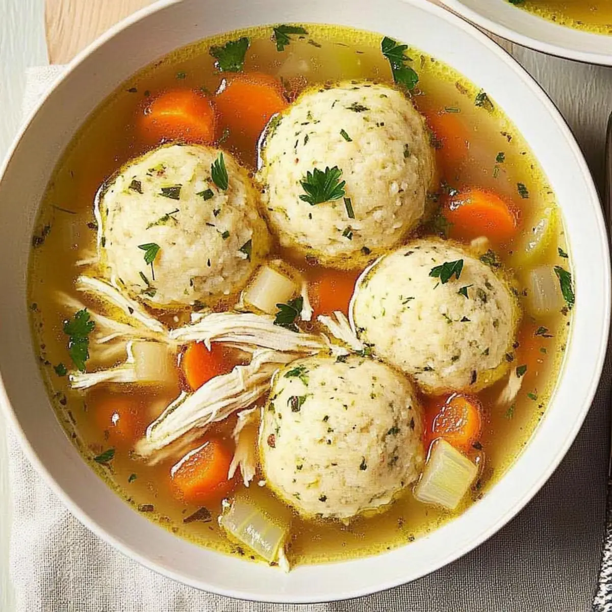 Matzo Ball Soup