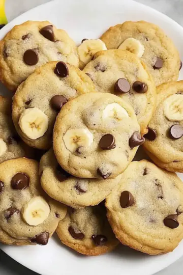 Banana Chocolate Chip Cookies
