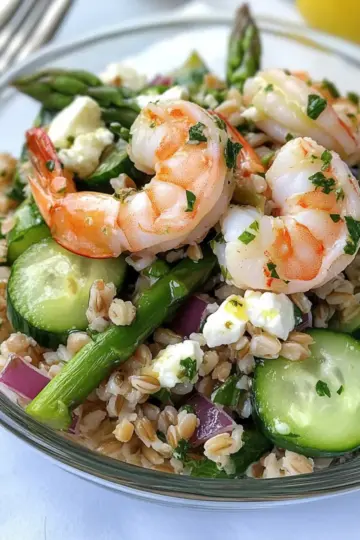 Shrimp and Farro Salad