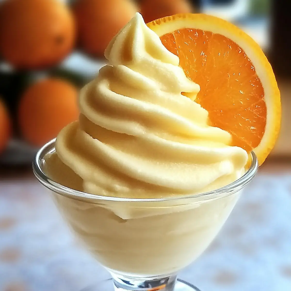 Homemade Orange Dole Whip