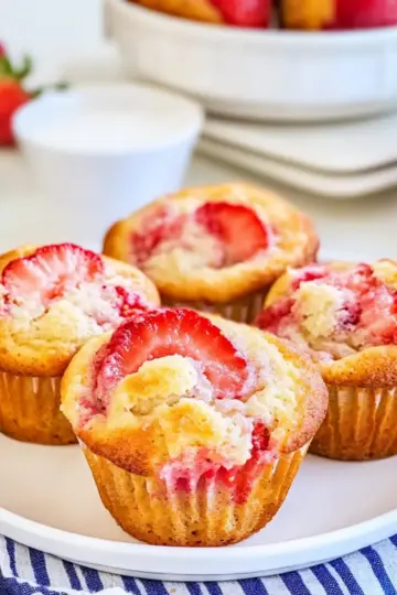 Strawberry Cream Cheese Muffins
