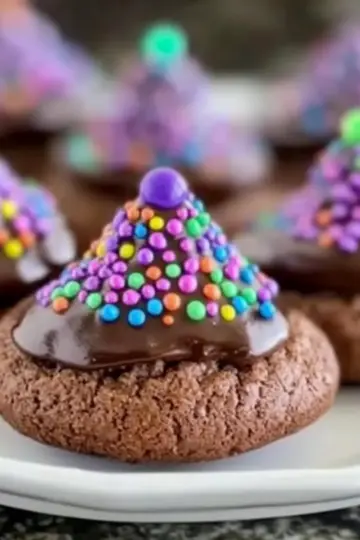 Easter Chocolate Blossom Cookies