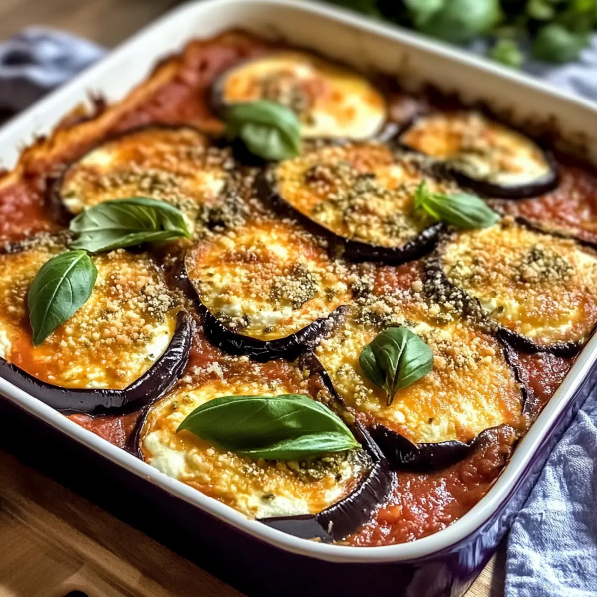 Ricotta Eggplant Casserole
