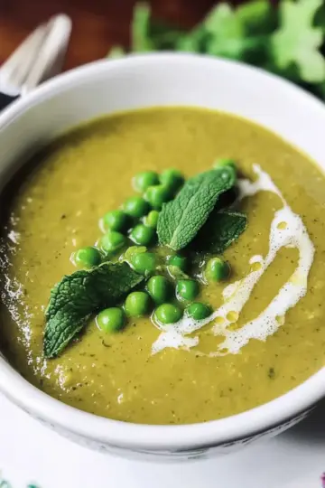 Velvety Green Vegetable Soup