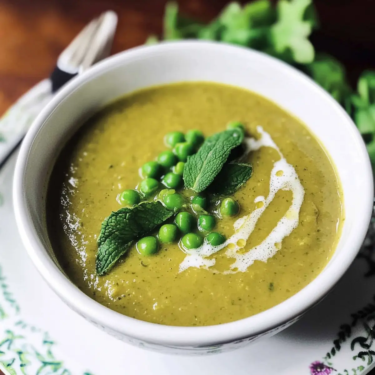 Velvety Green Vegetable Soup
