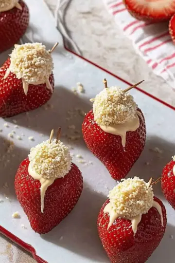 Cheesecake-Stuffed Strawberries