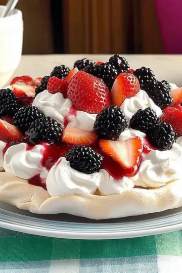 Two-Berry Pavlova