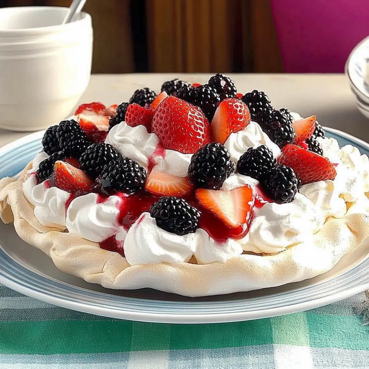 Two-Berry Pavlova