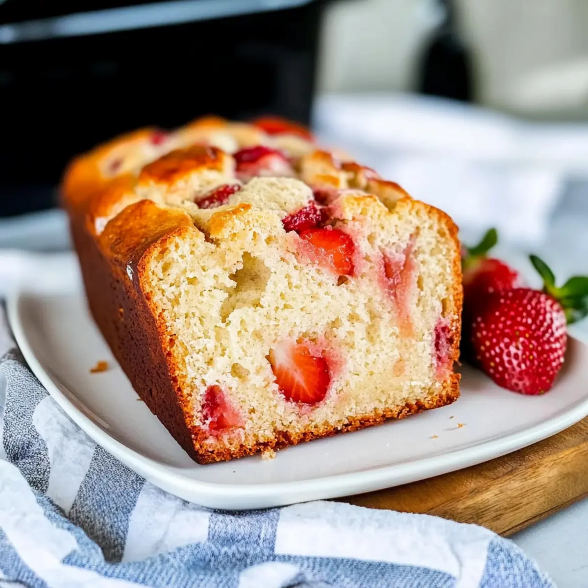 Strawberry Bread with Yogurt