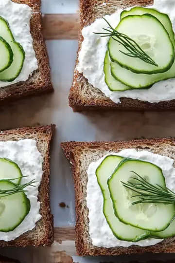 Mini Cucumber Sandwiches
