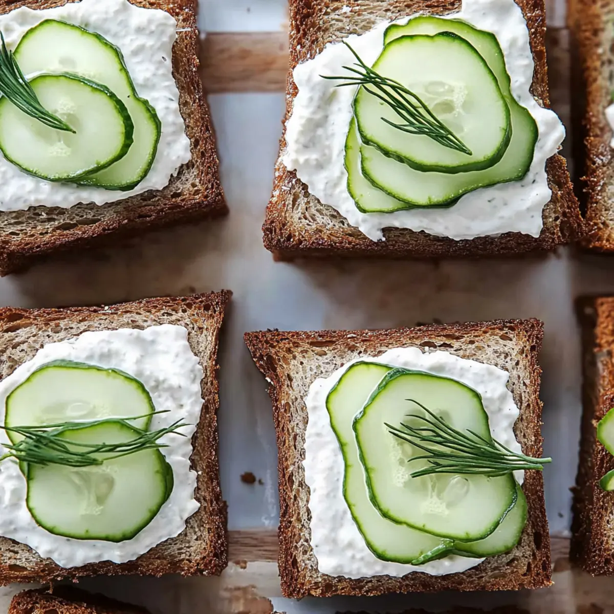 Mini Cucumber Sandwiches