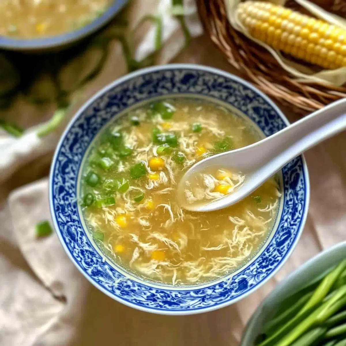 Corn Egg Drop Soup
