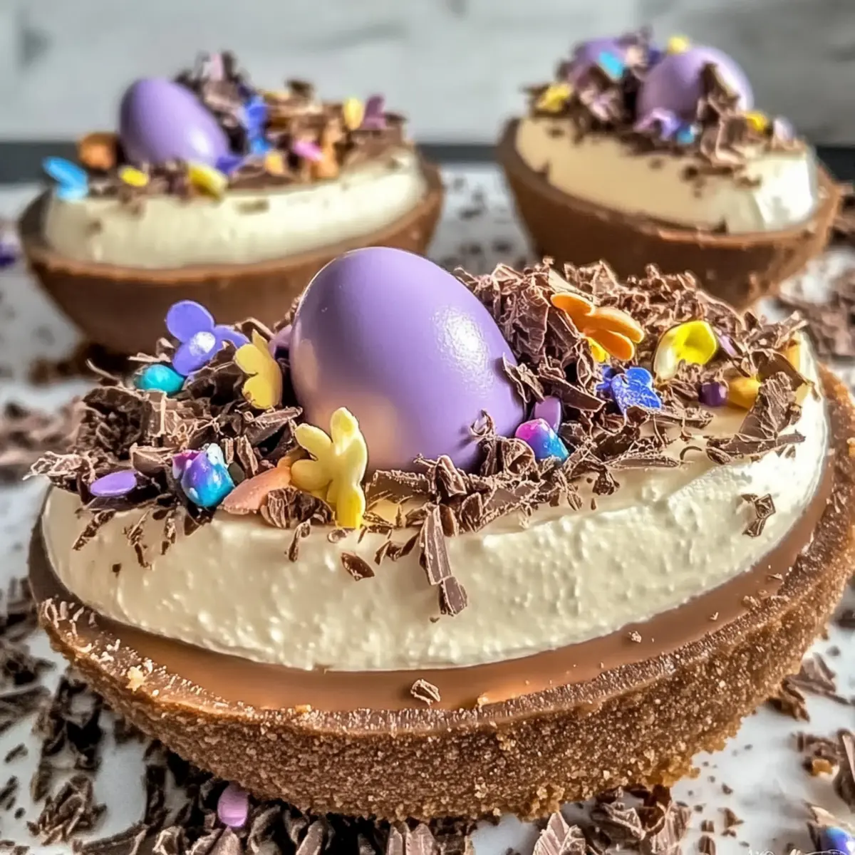 Easter Egg Cheesecake