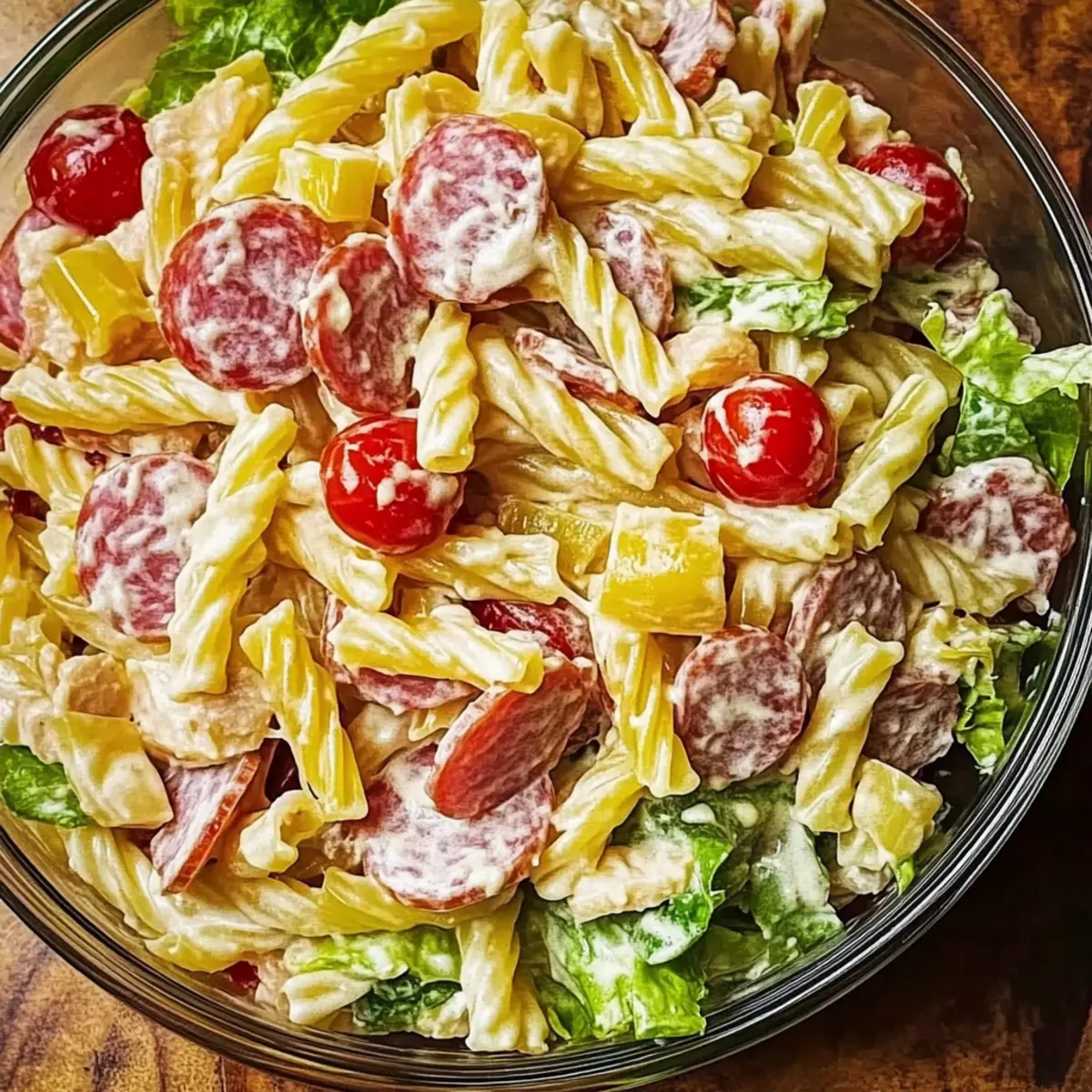 Italian Grinder Pasta Salad