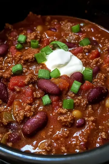 Classic Slow Cooker Chili
