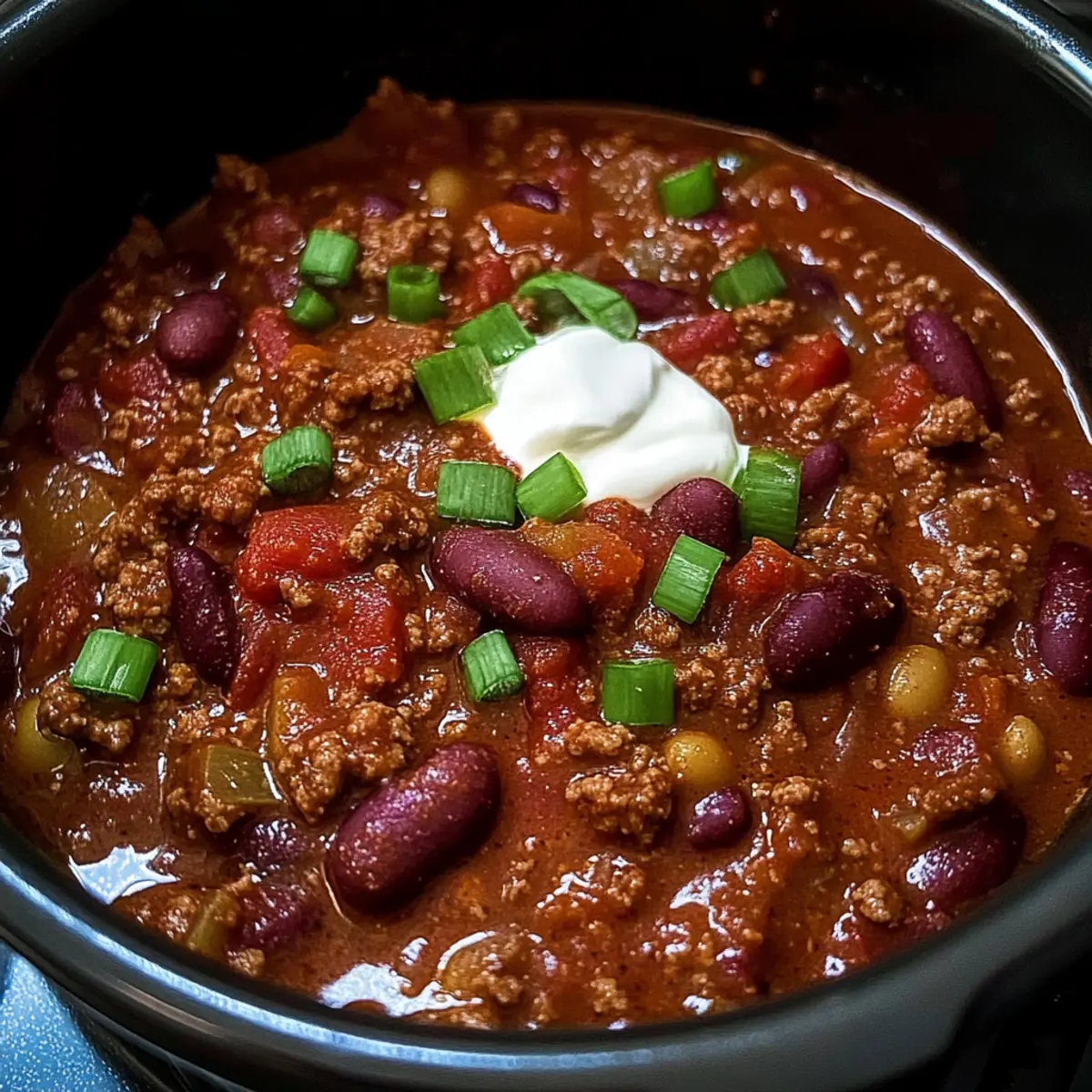 Classic Slow Cooker Chili
