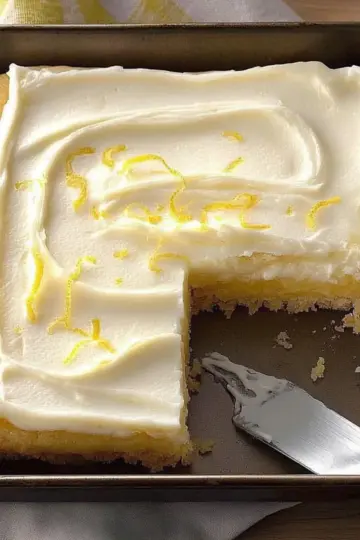 Lemon Bars with Cream Cheese