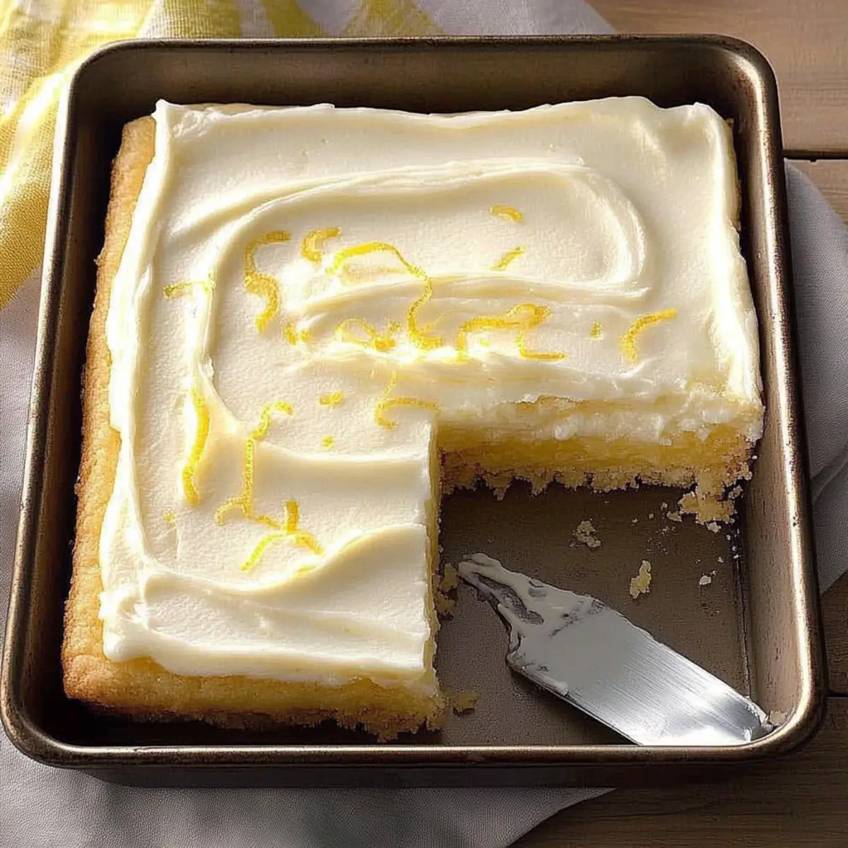 Lemon Bars with Cream Cheese
