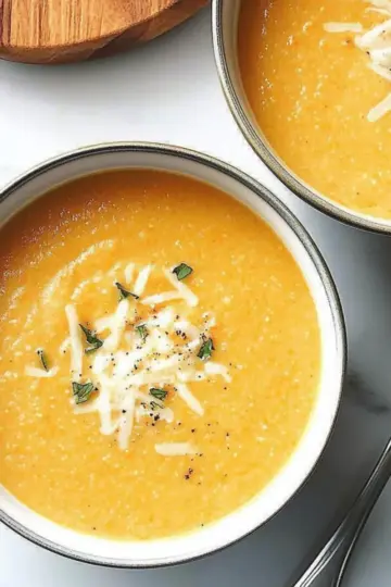 Roasted Cauliflower & Red Pepper Soup