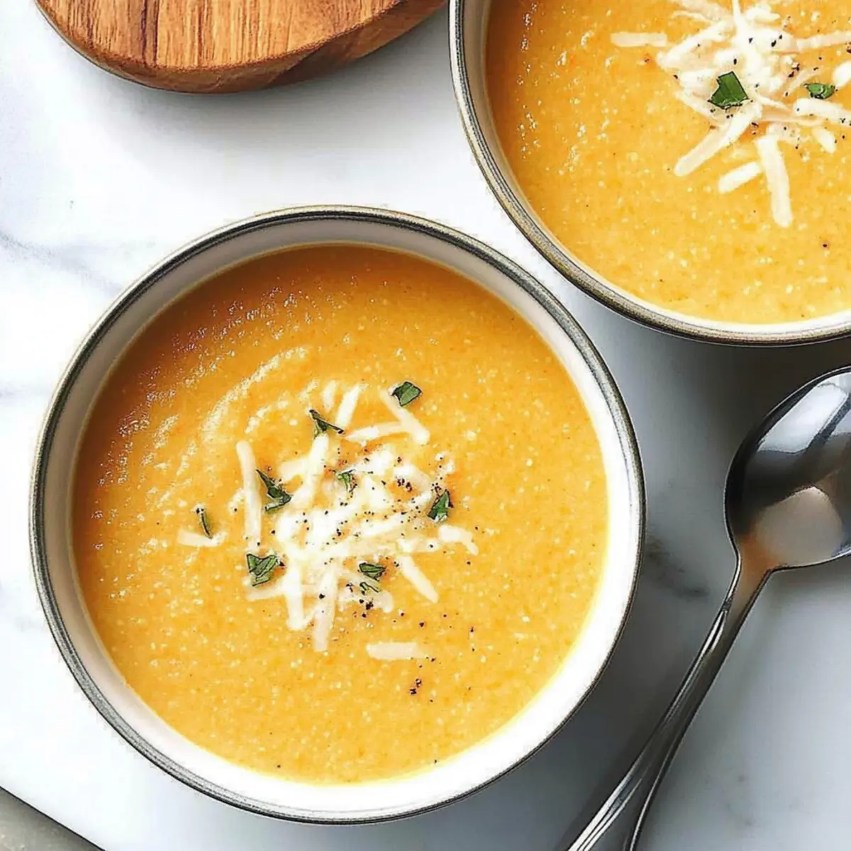 Roasted Cauliflower & Red Pepper Soup