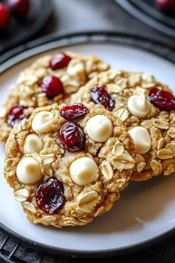 Cranberry White Chocolate Chip Cookies