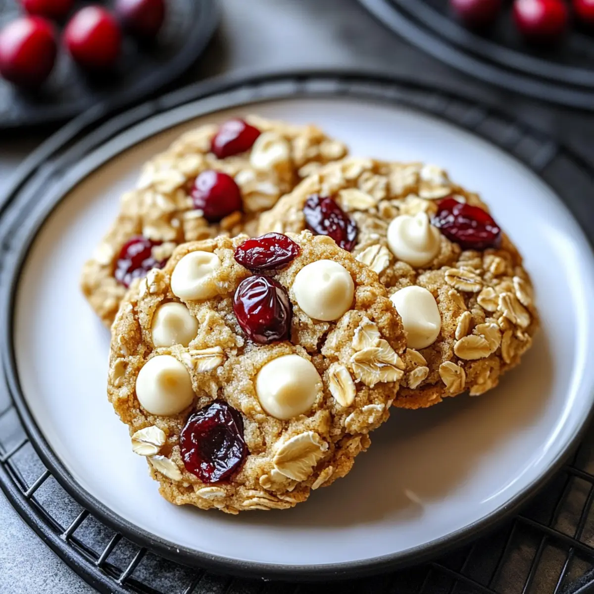 Cranberry White Chocolate Chip Cookies