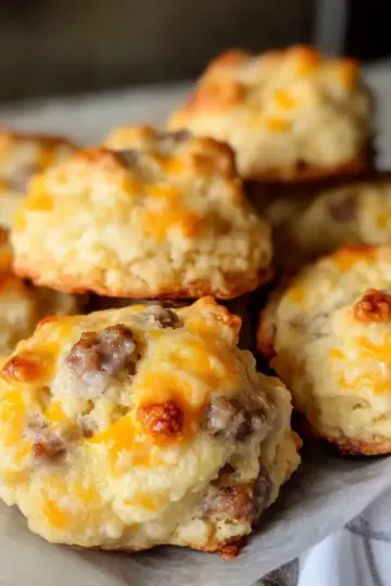 Cheddar Sausage Biscuits