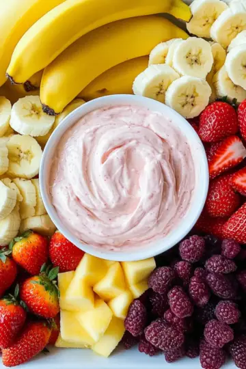 Strawberry Fluff Fruit Dip