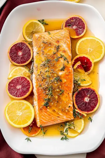 Slow Roasted Salmon with Citrus