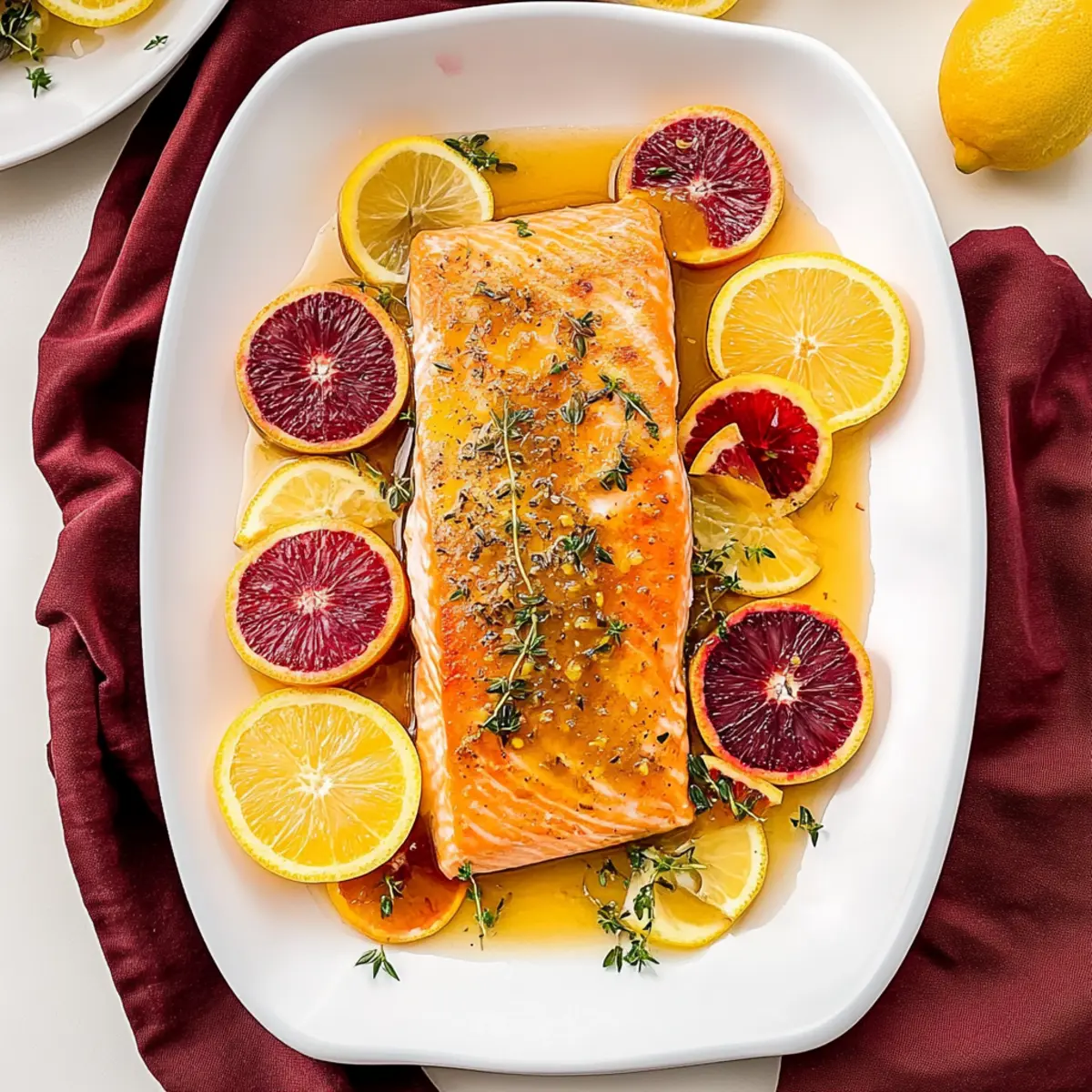 Slow Roasted Salmon with Citrus