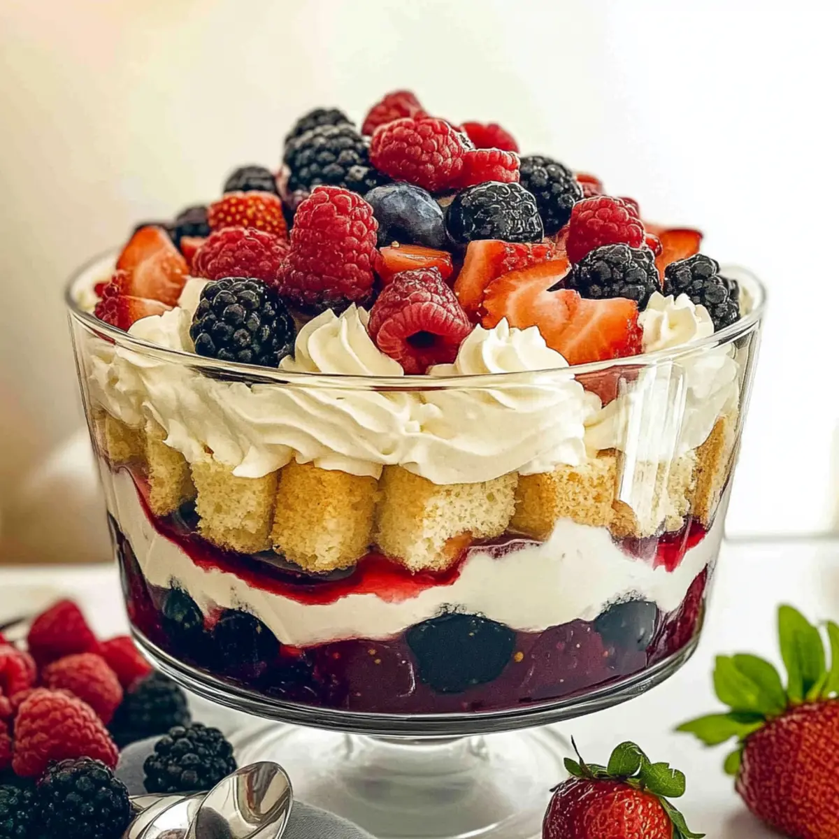 Angel Food Berry Trifle