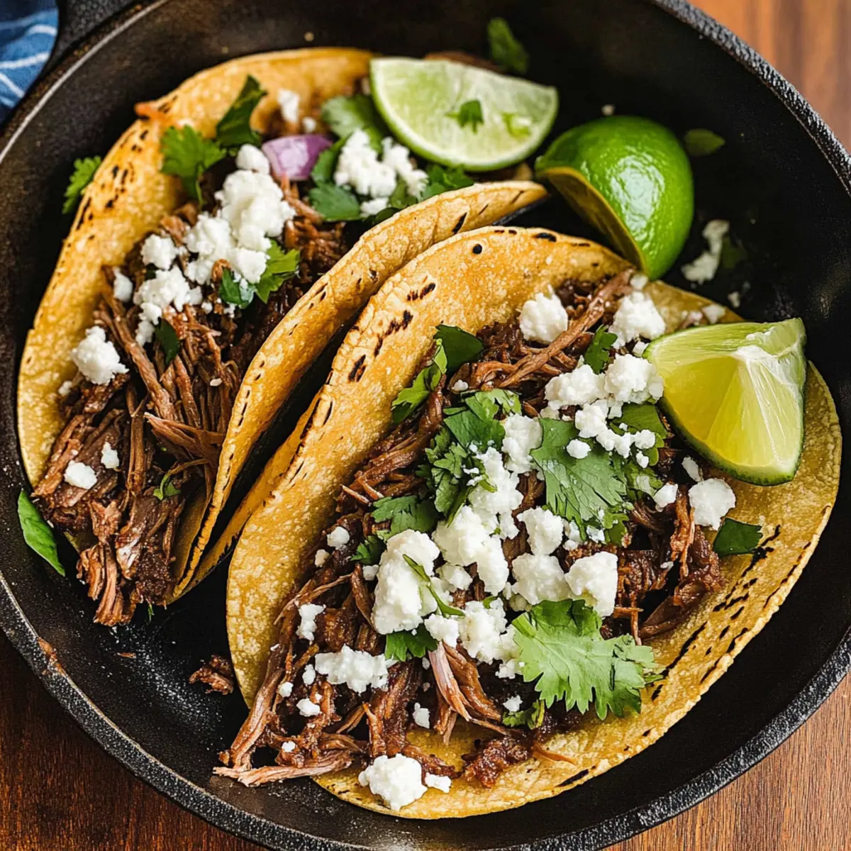 Crock Pot Barbacoa Tacos