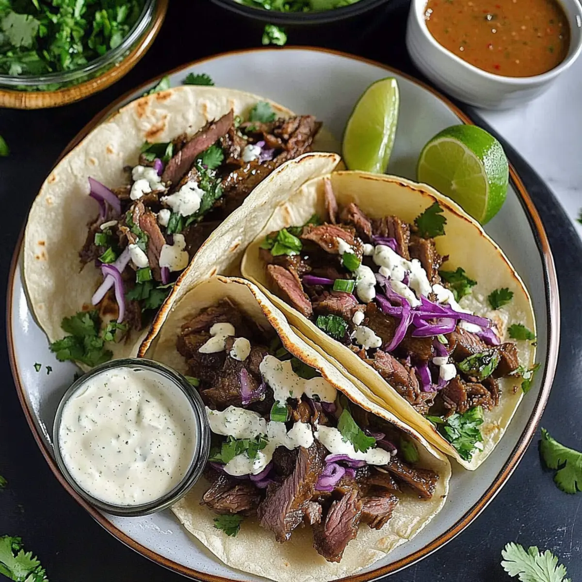 Korean Bulgogi Sauce Beef Tacos