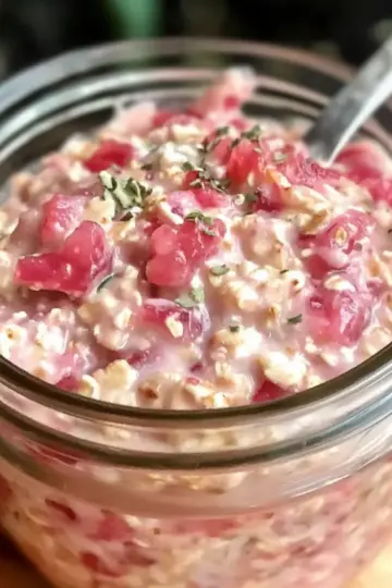 Rhubarb Overnight Oats