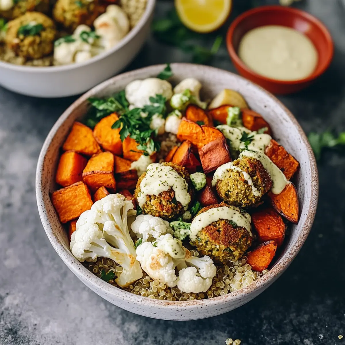 Baked Falafel Bowls