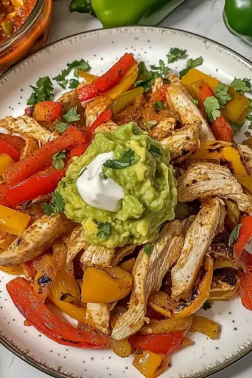 Low Carb Chicken Fajitas