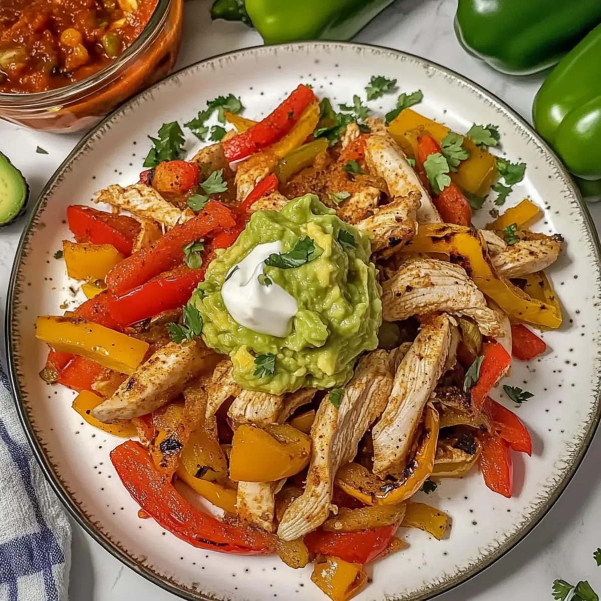 Low Carb Chicken Fajitas