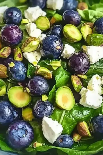 Blueberry Pistachio Spring Salad