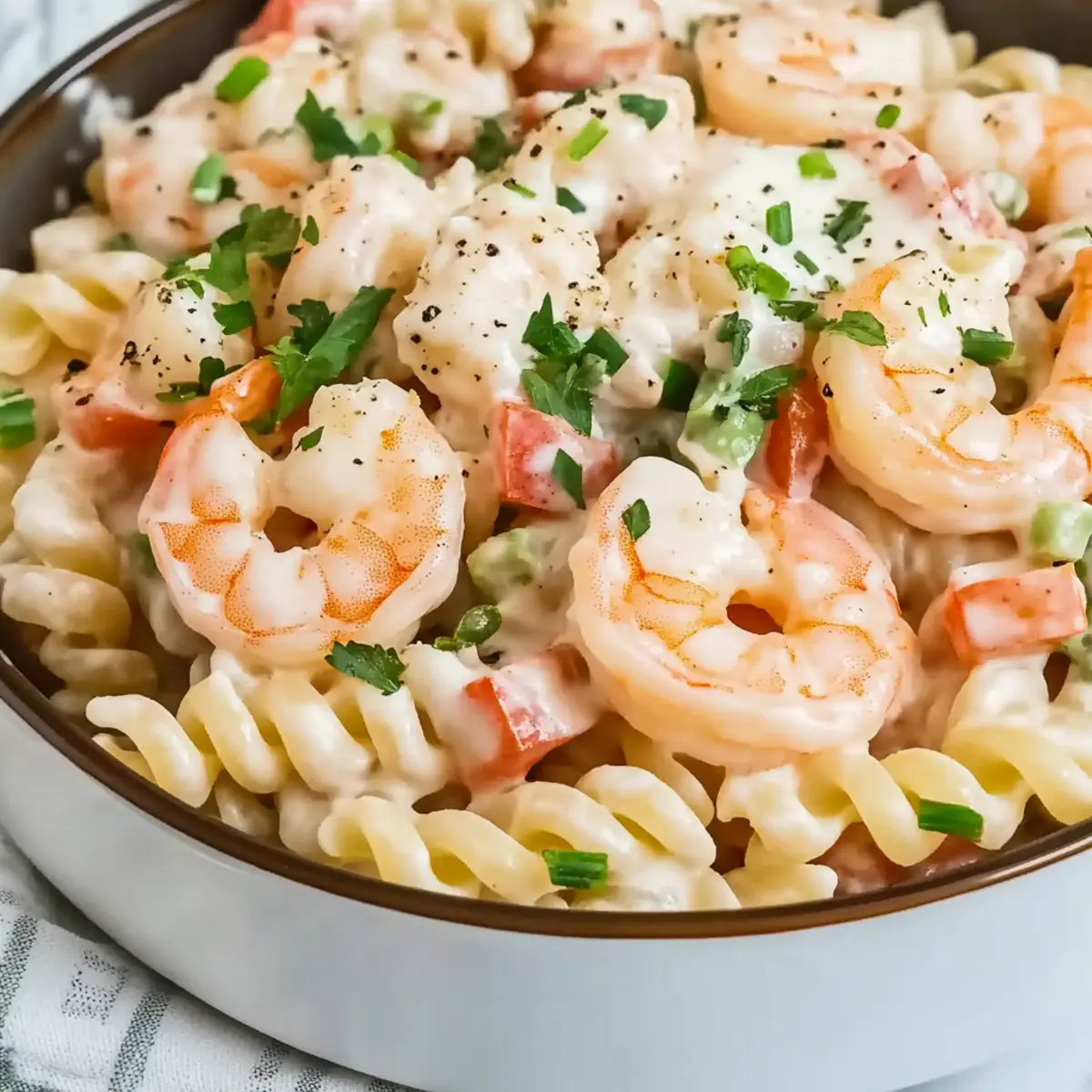 Shrimp Louis Pasta Salad