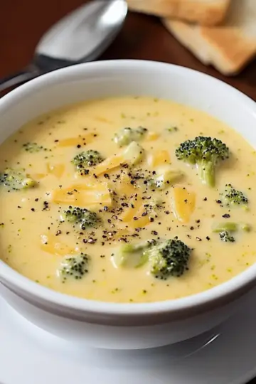 Slow Cooker Broccoli Cheese Soup
