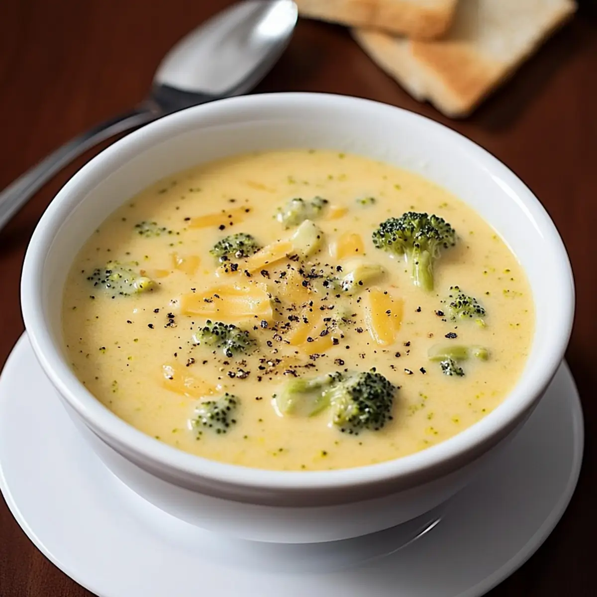 Slow Cooker Broccoli Cheese Soup