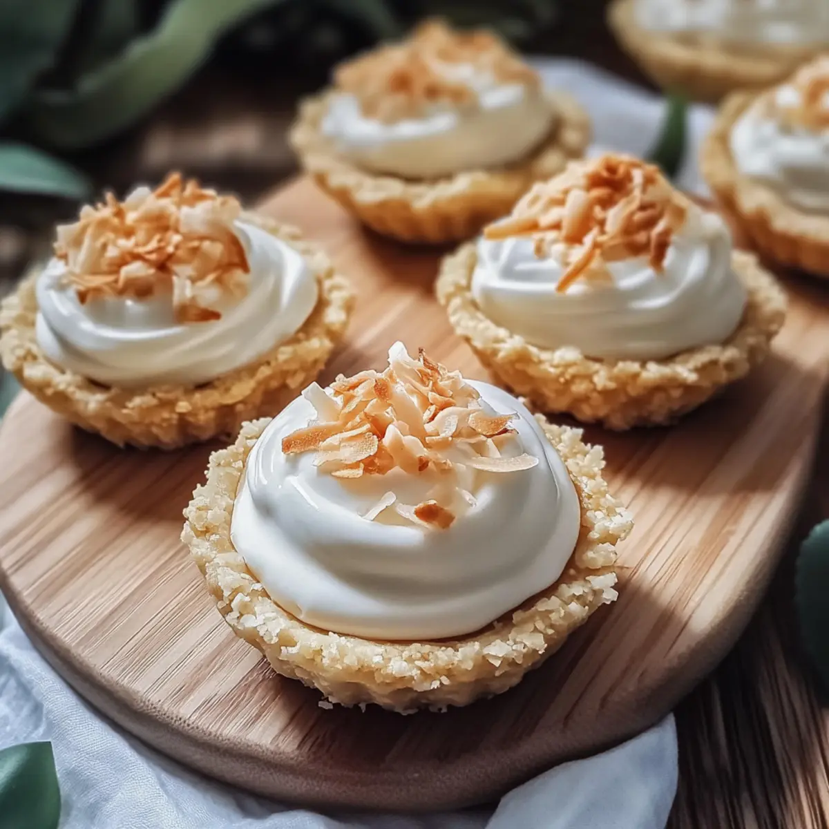 Mini Coconut Cream Pies