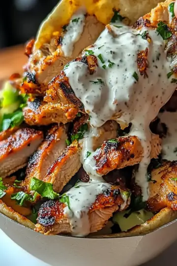 Chicken Shawarma with Garlic Sauce