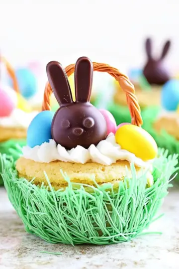 Easter Basket Cookie Cups