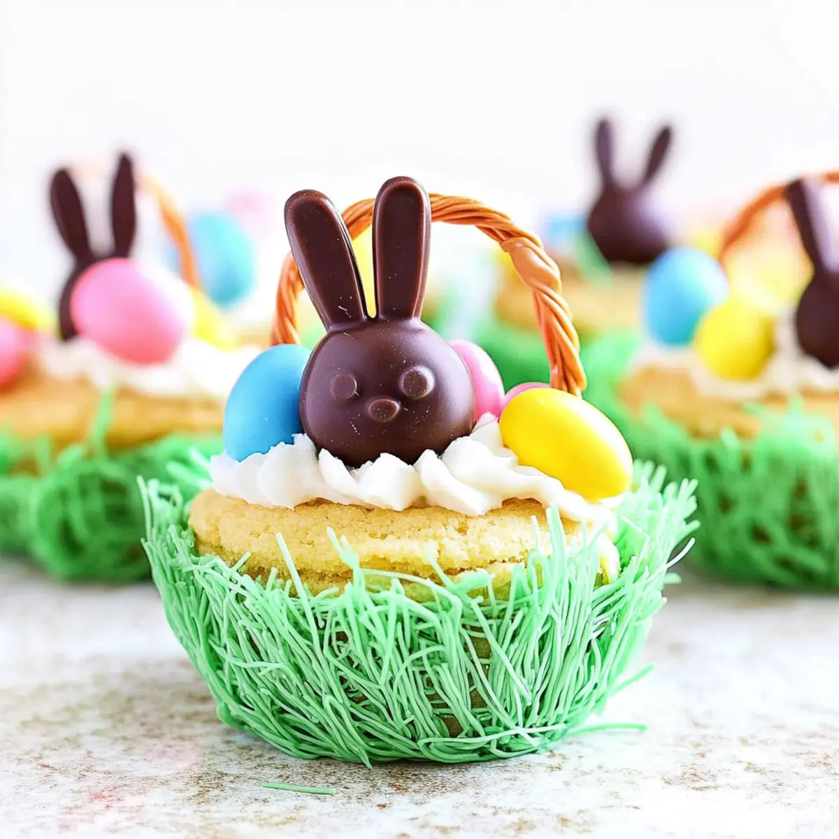 Easter Basket Cookie Cups