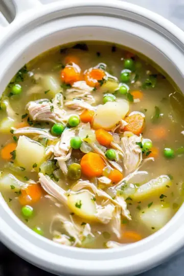 Crockpot Chicken Vegetable Soup