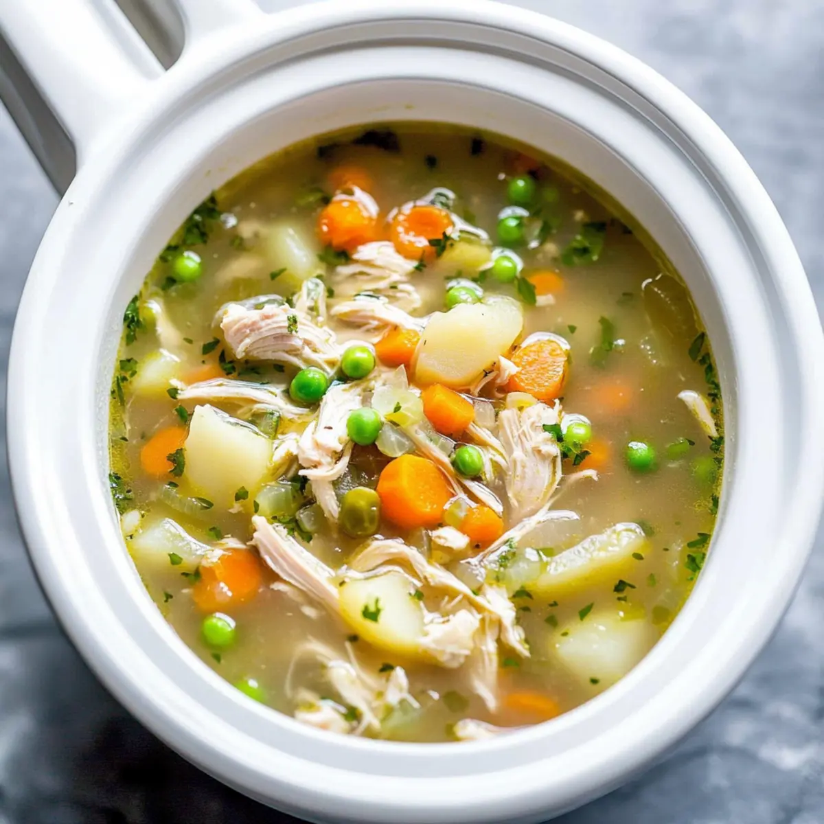 Crockpot Chicken Vegetable Soup