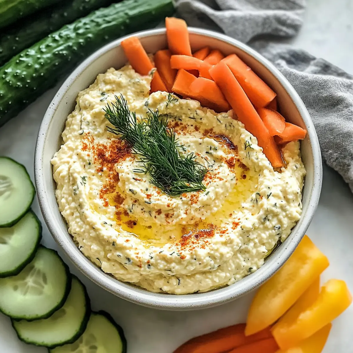 Mustard Cottage Cheese Dip