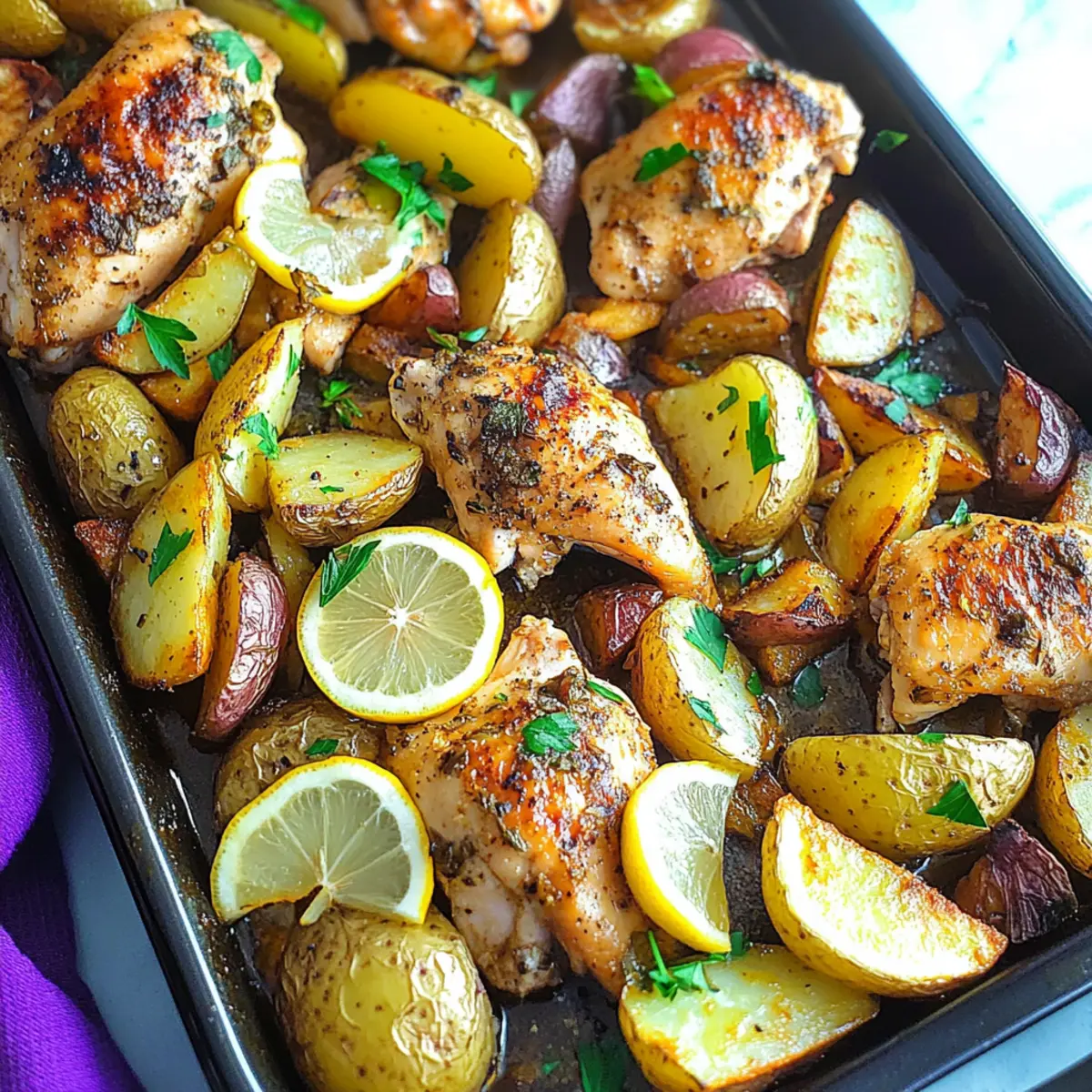 Greek Lemon Chicken and Potatoes